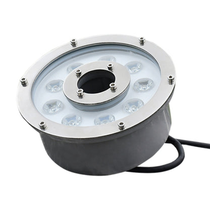 18W Landscape Ring LED Aluminum Alloy Underwater Fountain Light(White Light) - Underwater Lights by buy2fix | Online Shopping UK | buy2fix