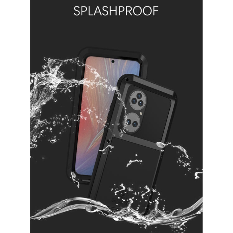 For Huawei P50 Pro LOVE MEI Metal Shockproof Waterproof Dustproof Protective Phone Case without Glass(Green) - Huawei Cases by LOVE MEI | Online Shopping UK | buy2fix