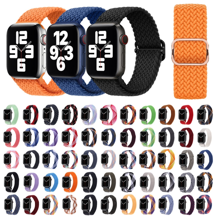 Nylon Braid Strap Watch Band For Apple Watch Ultra 49mm&Watch Ultra 2 49mm / Series 9&8&7 45mm / SE 3&SE 2&6&SE&5&4 44mm / 3&2&1 42mm(7) - Watch Bands by buy2fix | Online Shopping UK | buy2fix