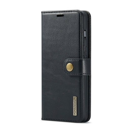 For OnePlus 9RT 5G DG.MING Crazy Horse Texture Detachable Magnetic Leather Phone Case(Black) - OnePlus Cases by DG.MING | Online Shopping UK | buy2fix