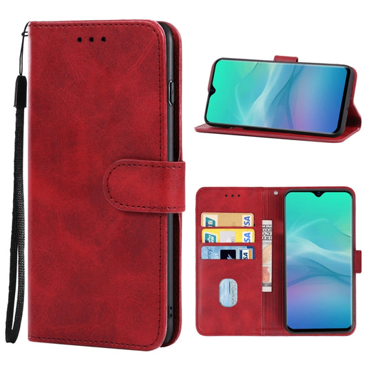 Leather Phone Case For Blackview A60 Plus(Red) - More Brand by buy2fix | Online Shopping UK | buy2fix