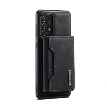 For Samsung Galaxy A73 5G DG.MING M2 Series 3-Fold Multi Card Bag + Phone Case(Black) - Galaxy Phone Cases by DG.MING | Online Shopping UK | buy2fix