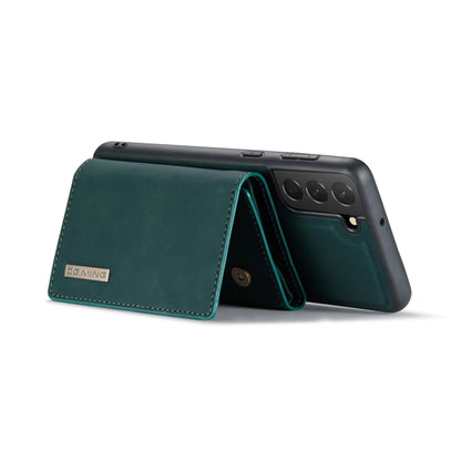 For Samsung Galaxy S22 5G DG.MING M1 Series 3-Fold Multi Card Wallet Phone Case(Green) - Galaxy S22 5G Cases by DG.MING | Online Shopping UK | buy2fix