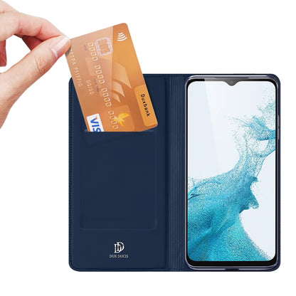 For Samsung Galaxy A23 5G DUX DUCIS Skin Pro Series PU + TPU Leather Phone Case(Blue) - Galaxy Phone Cases by DUX DUCIS | Online Shopping UK | buy2fix