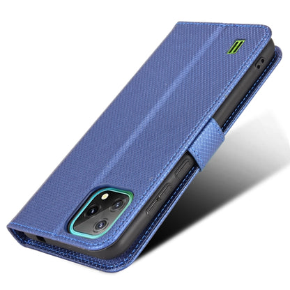 For Blackview A55 Diamond Texture Leather Phone Case(Blue) - More Brand by buy2fix | Online Shopping UK | buy2fix