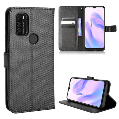 For Blackview A70 2021 Diamond Texture Leather Phone Case(Black) - More Brand by buy2fix | Online Shopping UK | buy2fix