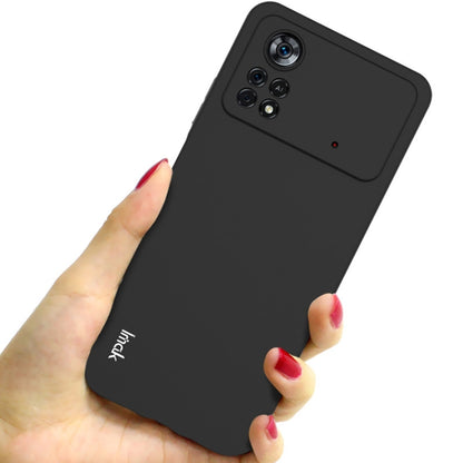 For Xiaomi Poco X4 Pro 5G Global IMAK UC-3 Series Shockproof Frosted TPU Phone Case(Black) - Xiaomi Cases by imak | Online Shopping UK | buy2fix