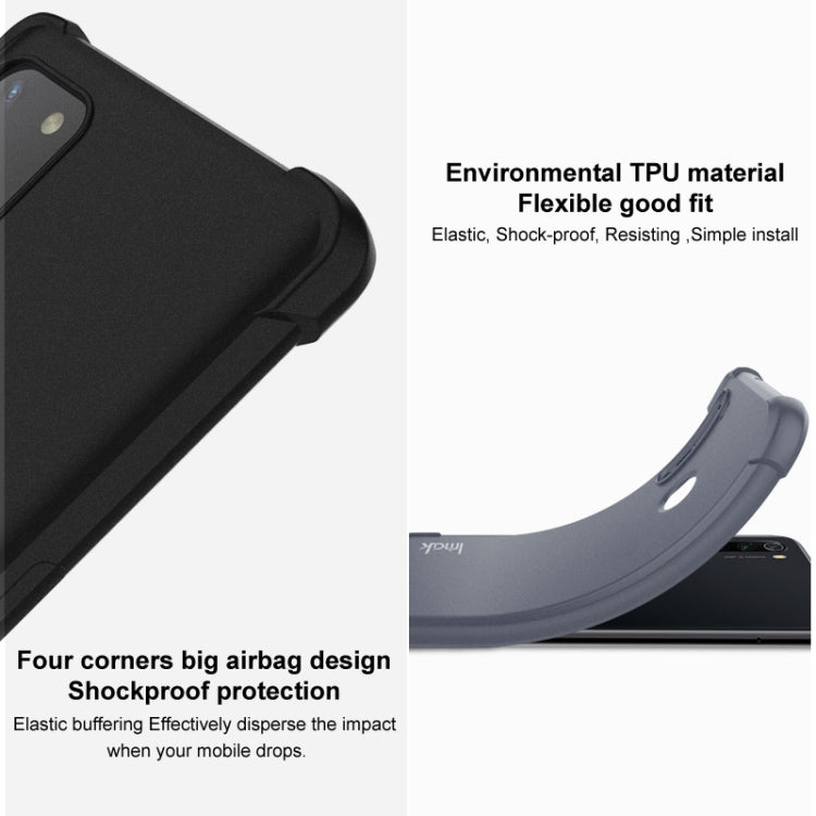 For Xiaomi Redmi K50 Gaming 5G IMAK All-inclusive Shockproof Airbag TPU Case (Matte Grey) - Xiaomi Cases by imak | Online Shopping UK | buy2fix