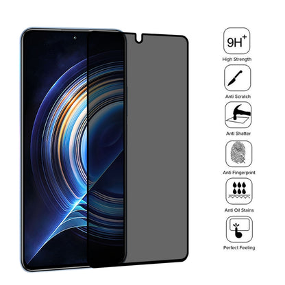 Full Cover Anti-peeping Tempered Glass Film For Xiaomi Redmi K50/K50 Pro/K50 Gaming/Redmi K60/K60 Ultra -  by buy2fix | Online Shopping UK | buy2fix