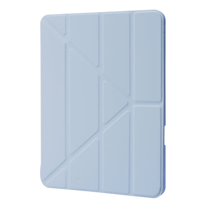 For iPad Air 13 2024 / iPad Pro 12.9 2022 / 2021 / 2020 / 2018 Deformation Transparent Acrylic Leather Tablet Case(Light Blue) - iPad Pro 12.9 (2022/2021) Cases by buy2fix | Online Shopping UK | buy2fix