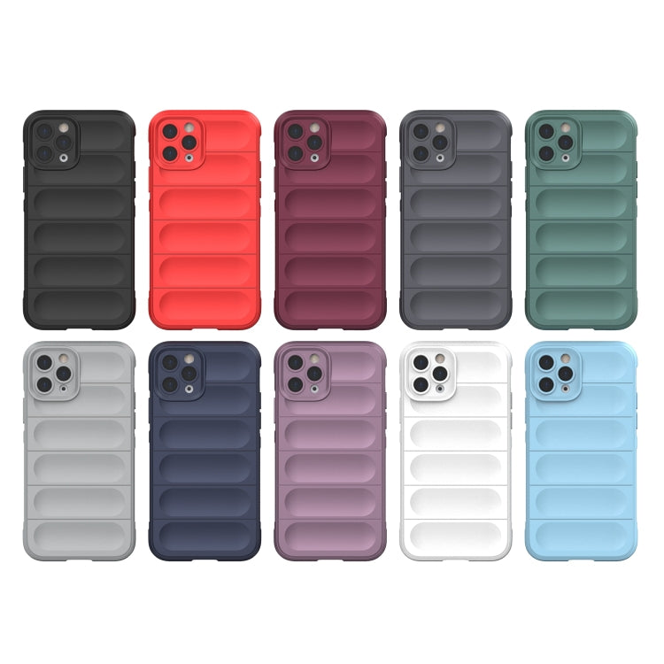 For iPhone 11 Pro Magic Shield TPU + Flannel Phone Case (Black) - iPhone 11 Pro Cases by buy2fix | Online Shopping UK | buy2fix