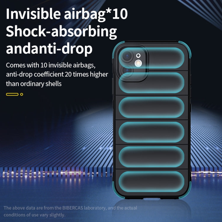 For iPhone 11 Pro Magic Shield TPU + Flannel Phone Case (Dark Blue) - iPhone 11 Pro Cases by buy2fix | Online Shopping UK | buy2fix