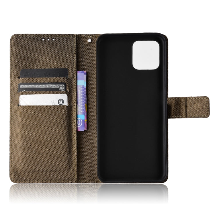 For Blackview A95 Diamond Texture Leather Phone Case(Brown) - More Brand by buy2fix | Online Shopping UK | buy2fix