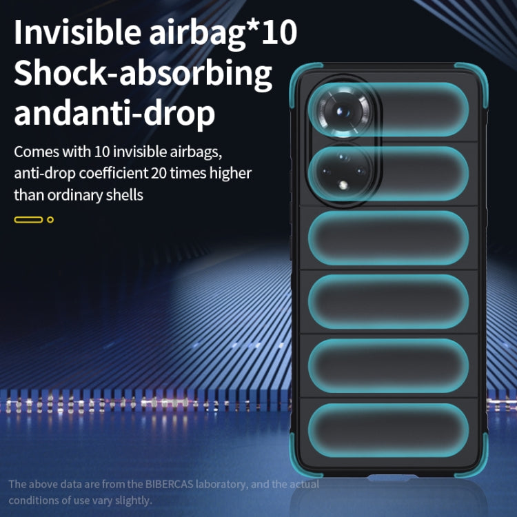 For Huawei Nova 9 SE/Honor 50 SE Magic Shield TPU + Flannel Phone Case(Dark Blue) - Huawei Cases by buy2fix | Online Shopping UK | buy2fix