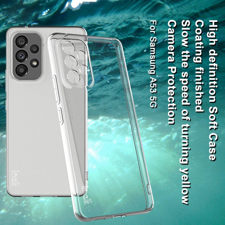 For Samsung Galaxy A53 5G IMAK UX-10 Series Transparent Shockproof TPU Protective Phone Case - Galaxy Phone Cases by imak | Online Shopping UK | buy2fix