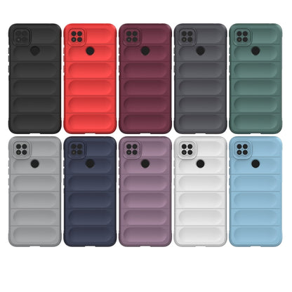 For Xiaomi Redmi 9C Magic Shield TPU + Flannel Phone Case(Grey) - Xiaomi Cases by buy2fix | Online Shopping UK | buy2fix