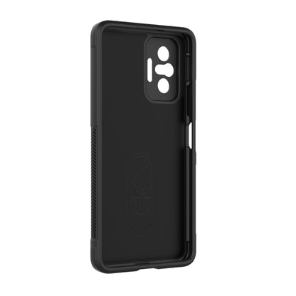 For Xiaomi Redmi Note 10 Pro 4G Magic Shield TPU + Flannel Phone Case (Black) - Xiaomi Cases by buy2fix | Online Shopping UK | buy2fix