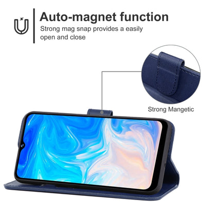 For DOOGEE N40 Pro Leather Phone Case(Blue) - Doogee Cases by buy2fix | Online Shopping UK | buy2fix