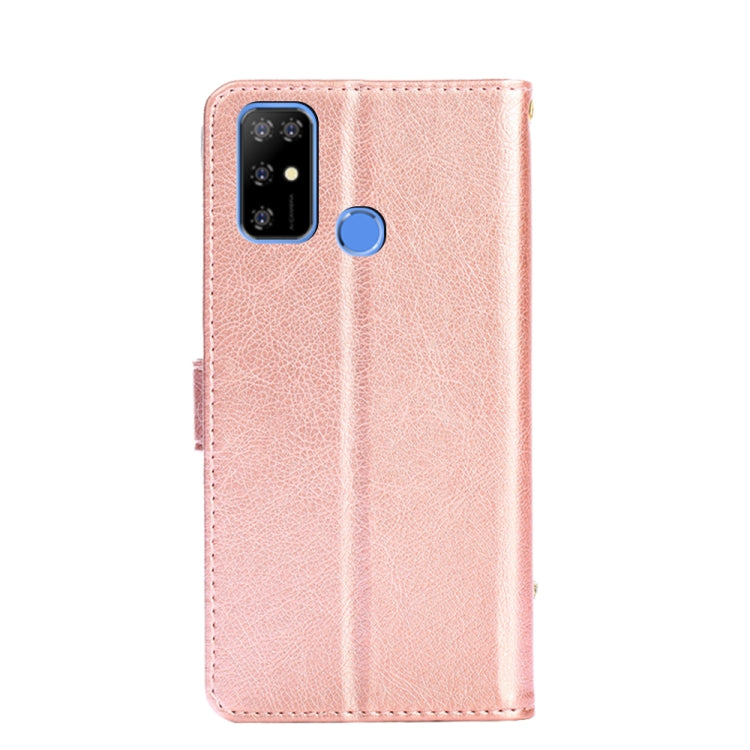 For DOOGEE X96 Pro Zipper Bag Leather Phone Case(Rose Gold) - More Brand by buy2fix | Online Shopping UK | buy2fix