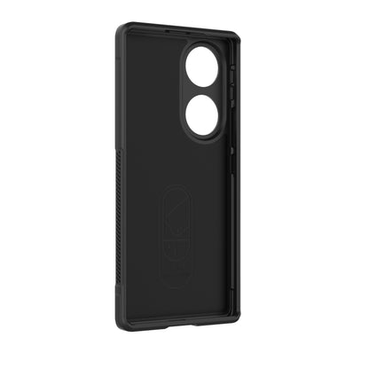 For Honor 70 5G Magic Shield TPU + Flannel Phone Case(Black) - Honor Cases by buy2fix | Online Shopping UK | buy2fix