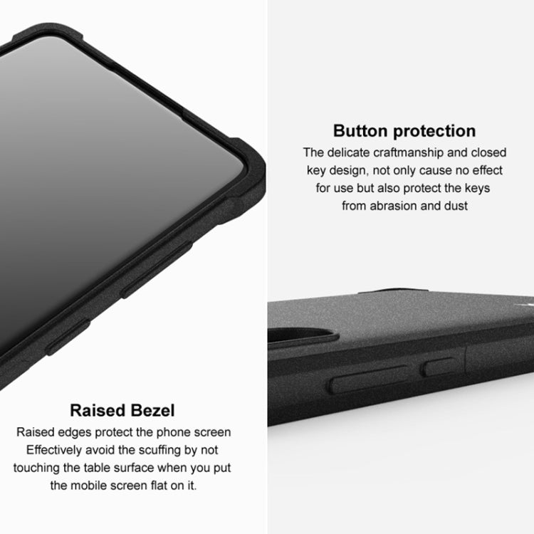 For Xiaomi Black Shark 5 Pro IMAK All-inclusive Shockproof Airbag TPU Case with Screen Protector (Matte Grey) - Xiaomi Cases by imak | Online Shopping UK | buy2fix