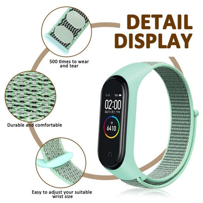 For Xiaomi Mi Band 7 Nylon Weave Watch Band(Blue Sea) - Watch Bands by buy2fix | Online Shopping UK | buy2fix