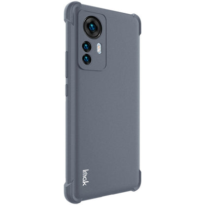 For Xiaomi 12 Pro IMAK All-inclusive Shockproof Airbag TPU Phone Case with Screen Protector (Matte Grey) - Xiaomi Cases by imak | Online Shopping UK | buy2fix