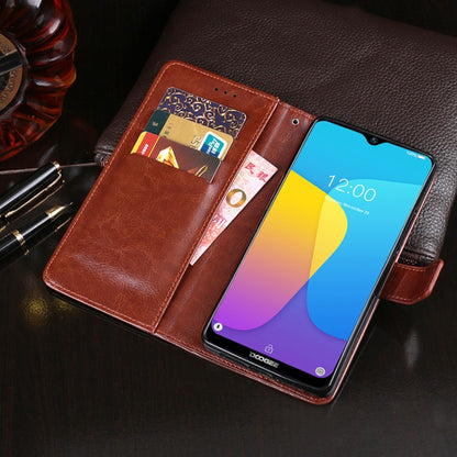 For Doogee X90 idewei Crazy Horse Texture Horizontal Flip Leather Case with Holder & Card Slots & Wallet(Rose Red) - More Brand by idewei | Online Shopping UK | buy2fix