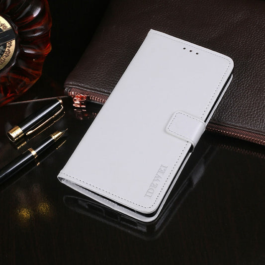 For Doogee X90 idewei Crazy Horse Texture Horizontal Flip Leather Case with Holder & Card Slots & Wallet(White) - More Brand by idewei | Online Shopping UK | buy2fix