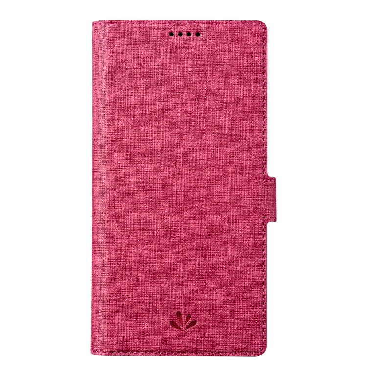 For iPhone 13 mini ViLi K Series Dual-side Buckle Magsafe Leather Phone Case (Rose Red) - iPhone 13 mini Cases by ViLi | Online Shopping UK | buy2fix