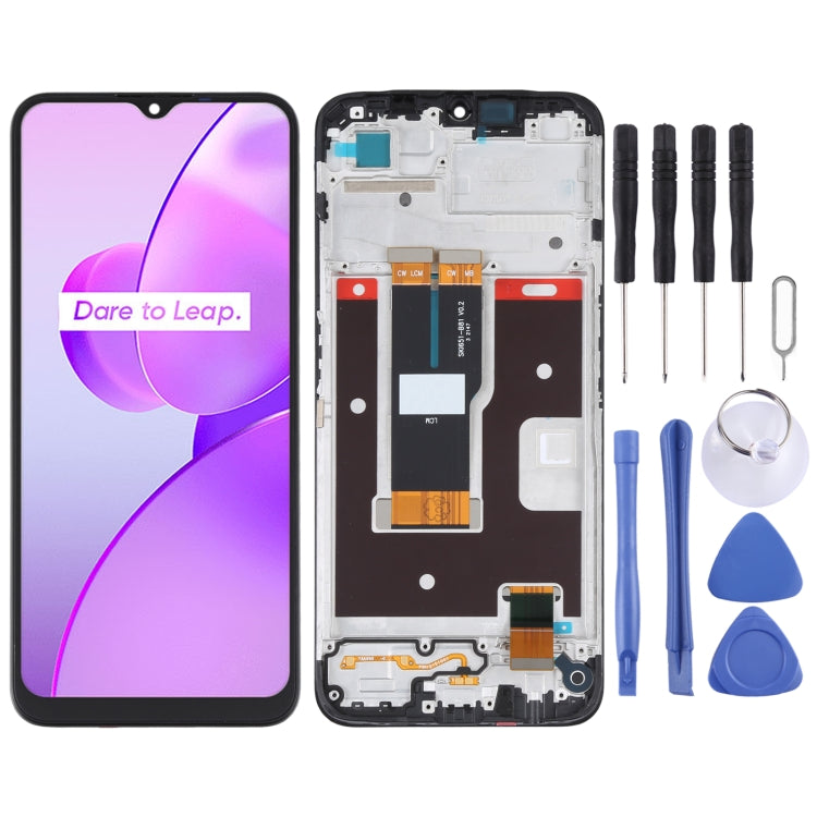 LCD Screen and Digitizer Full Assembly with Frame For Realme C31 RMX3501 - Realme Cases by buy2fix | Online Shopping UK | buy2fix