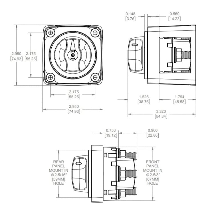 CP-0085-033 300 Amp Battery Power Off Switche - Marine Accessories & Parts by buy2fix | Online Shopping UK | buy2fix