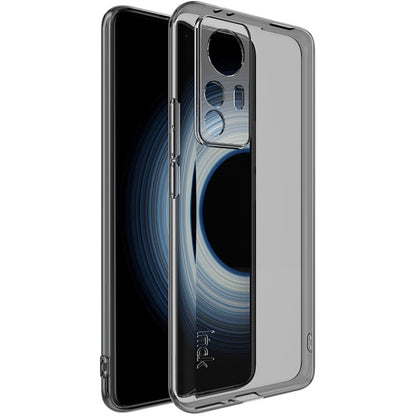 For Xiaomi Redmi K50 Ultra / 12T imak UX-5 Series Transparent Shockproof TPU Phone Case(Transparent Black) - Xiaomi Cases by imak | Online Shopping UK | buy2fix