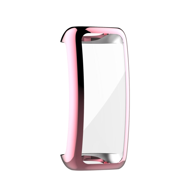 For Fitbit Inspire3 Full Coverage TPU Electroplating Watch Protective Case(Pink) - Watch Cases by buy2fix | Online Shopping UK | buy2fix