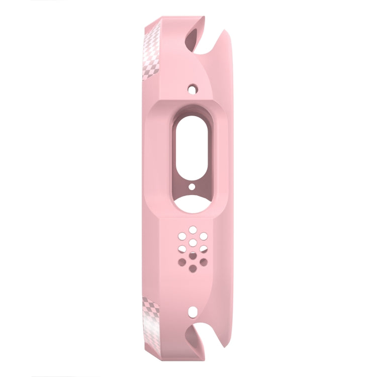 Carbon Fiber Shockproof Case For Apple Watch Ultra 49mm(Pink) - Watch Cases by buy2fix | Online Shopping UK | buy2fix