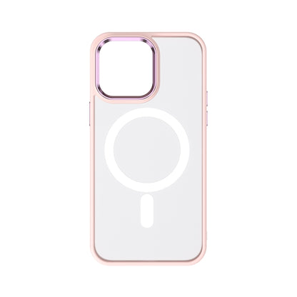 For iPhone 14 Pro TOTU Golden Shield Skin-feel MagSafe Phone Case(Pink) - iPhone 14 Pro Cases by TOTUDESIGN | Online Shopping UK | buy2fix