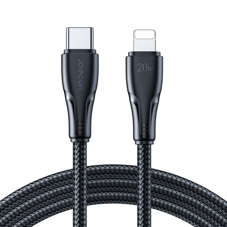 JOYROOM 20W Type-C to 8 Pin Surpass Series Fast Charging Data Cable, Length:0.25m(Black) - 2 in 1 Cable by JOYROOM | Online Shopping UK | buy2fix