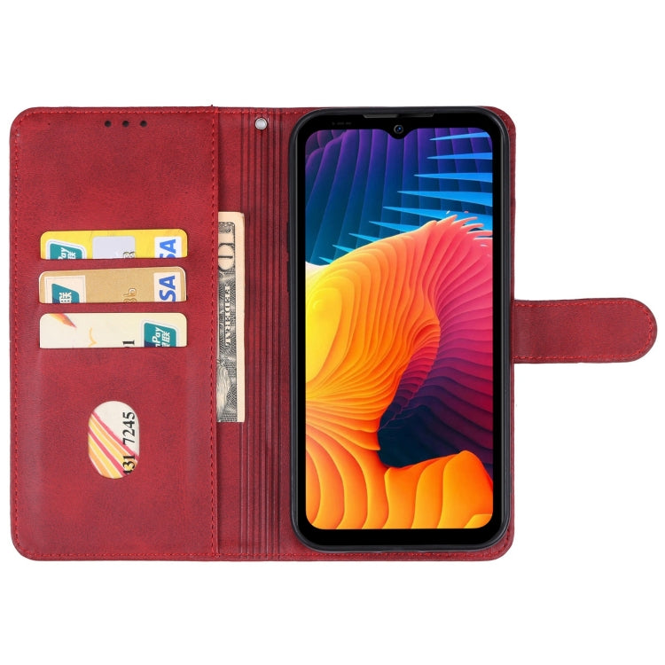 For Doogee V30 5G Leather Phone Case(Red) - Doogee Cases by buy2fix | Online Shopping UK | buy2fix