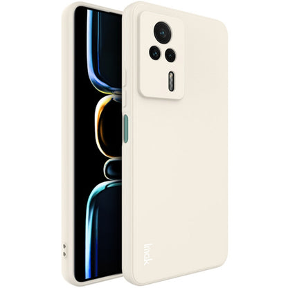 For Xiaomi Redmi K60E 5G IMAK UC-4 Series Straight Edge TPU Soft Phone Case(White) - Xiaomi Cases by imak | Online Shopping UK | buy2fix