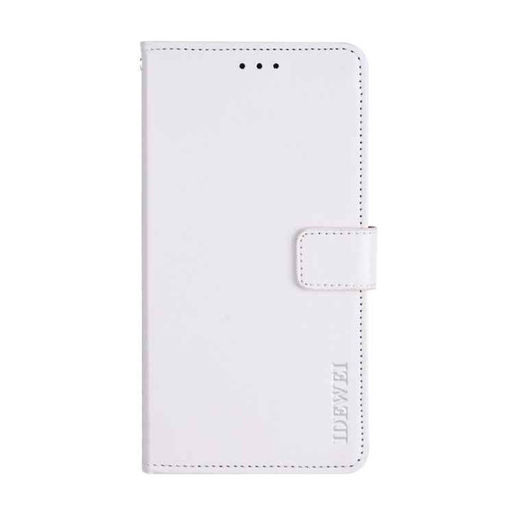 For Blackview A60 Pro idewei Crazy Horse Texture Horizontal Flip Leather Case with Holder & Card Slots & Wallet(White) - More Brand by idewei | Online Shopping UK | buy2fix