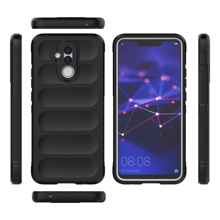 For Huawei Mate 20 Lite Magic Shield TPU + Flannel Phone Case(Wine Red) - Huawei Cases by buy2fix | Online Shopping UK | buy2fix