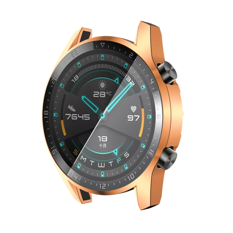 For Huawei Watch GT2 46mm TPU All Inclusive Watch Case(Rose Gold) - Watch Cases by Huawei | Online Shopping UK | buy2fix