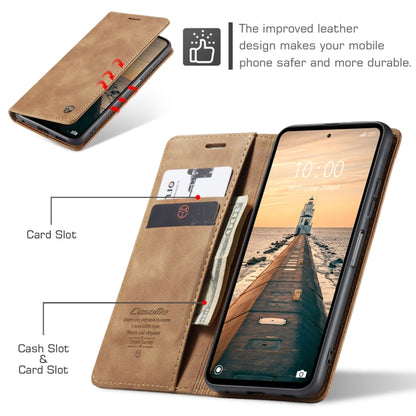 For Xiaomi Redmi Note 12 4G Global CaseMe 013 Multifunctional Horizontal Flip Leather Phone Case(Brown) - Xiaomi Cases by CaseMe | Online Shopping UK | buy2fix