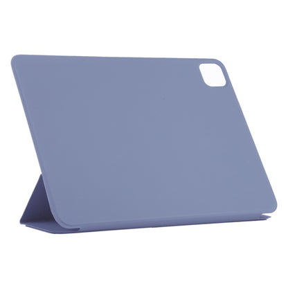 For iPad Air 13 2024 / Pro 12.9 2020 Non-buckle Double-sided Magnetic Flip Leather Tablet Case With Holder & Sleep / Wake-up Function(Purple) - iPad Pro 12.9 (2020) Cases by buy2fix | Online Shopping UK | buy2fix