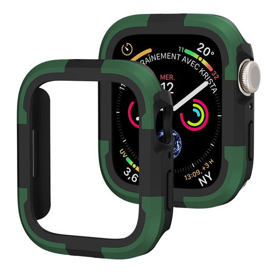 For Apple Watch Ultra 49mm Armor Frame Watch Case(Green) - Watch Cases by buy2fix | Online Shopping UK | buy2fix