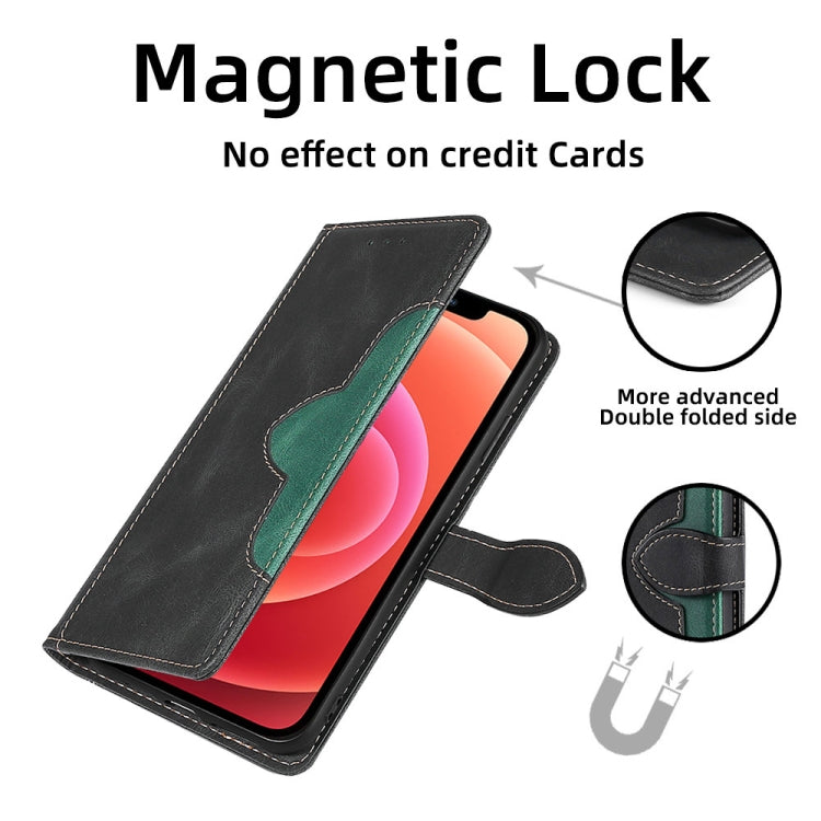 For Blackview A85 Skin Feel Magnetic Buckle Leather Phone Case(Red) - More Brand by buy2fix | Online Shopping UK | buy2fix