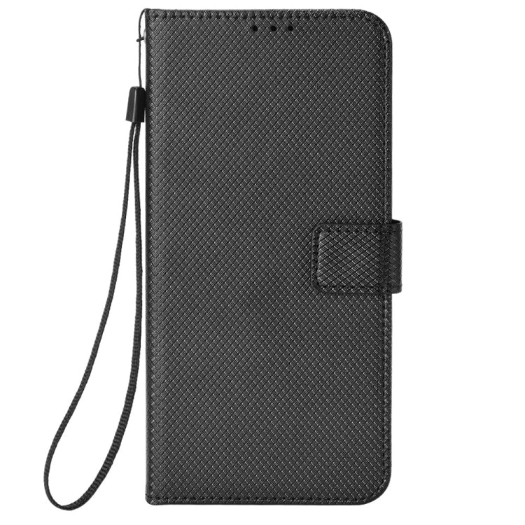 For Blackview A85 Diamond Texture Leather Phone Case(Black) - More Brand by buy2fix | Online Shopping UK | buy2fix