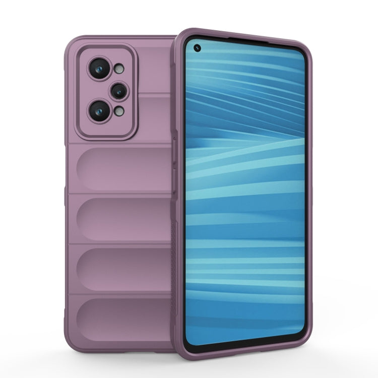 For Realme GT2 Magic Shield TPU + Flannel Phone Case(Purple) - Realme Cases by buy2fix | Online Shopping UK | buy2fix