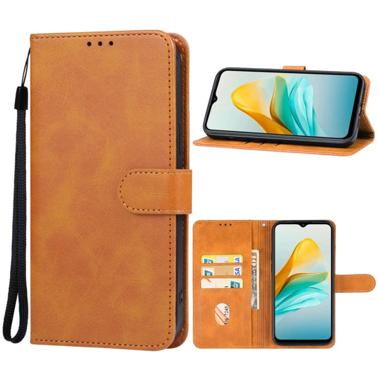 For ZTE Blade A53 Leather Phone Case(Brown) - ZTE Cases by buy2fix | Online Shopping UK | buy2fix