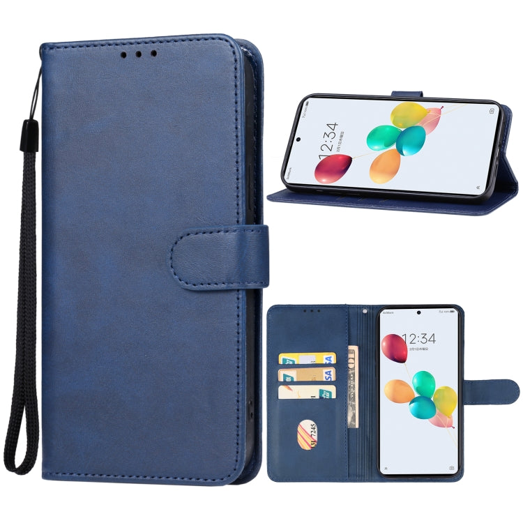 For ZTE Anshin Family/JP Version/A303ZT Leather Phone Case(Blue) - ZTE Cases by buy2fix | Online Shopping UK | buy2fix